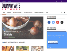 Tablet Screenshot of culinaryartsnetwork.com
